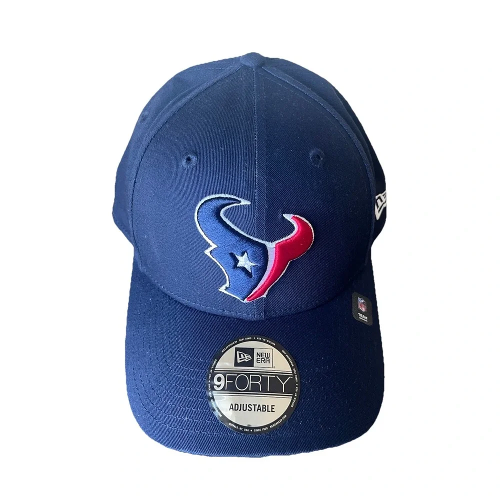 Houston Texans New Era 9Forty Navy Blue One Size Adjustable Snapback Hat Cap NWT